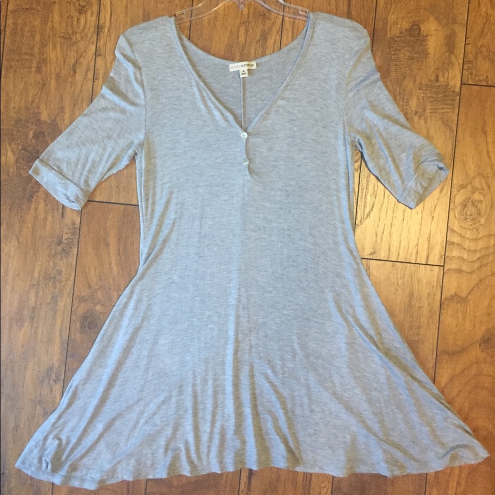 Grey flowy dress